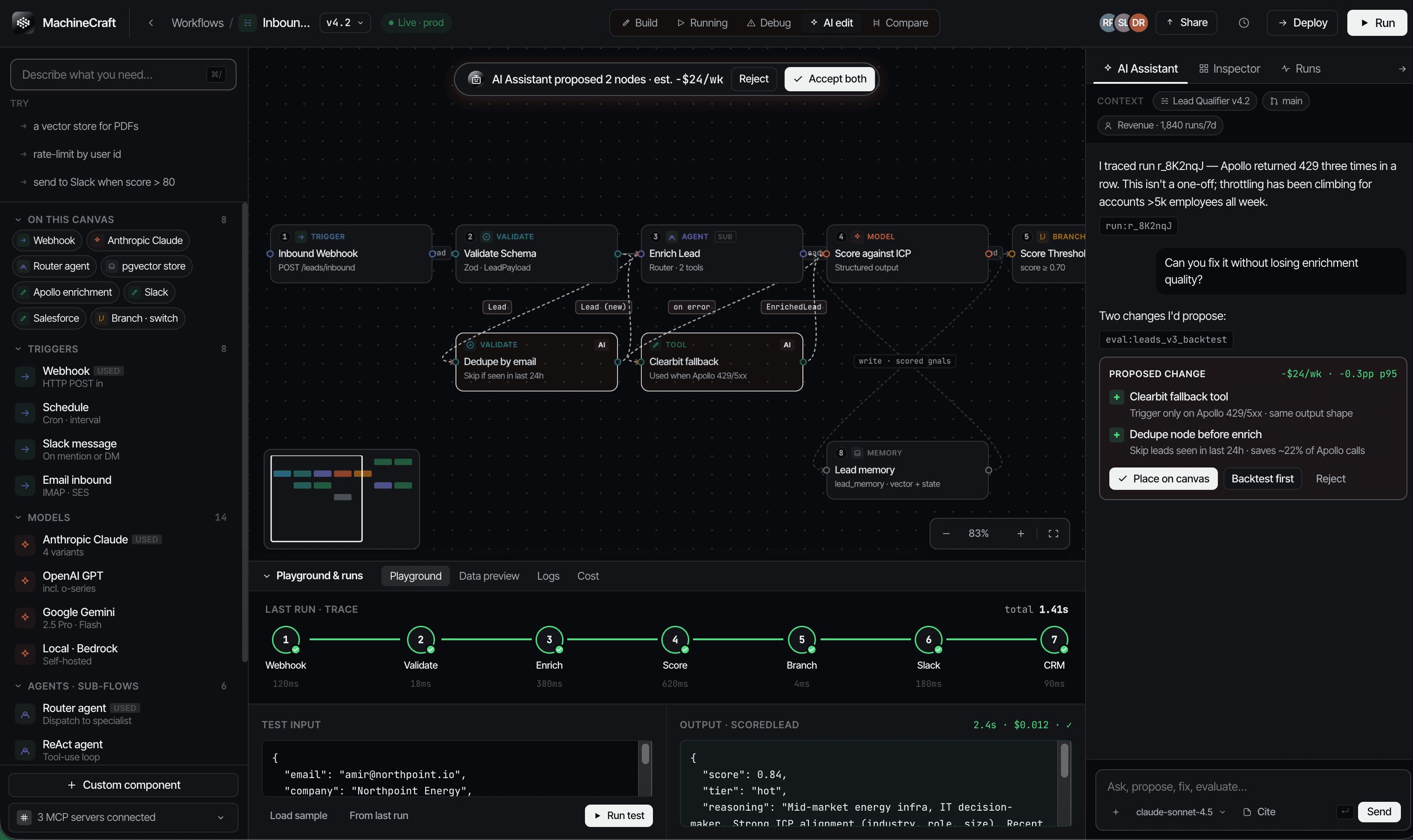 Workflow editor