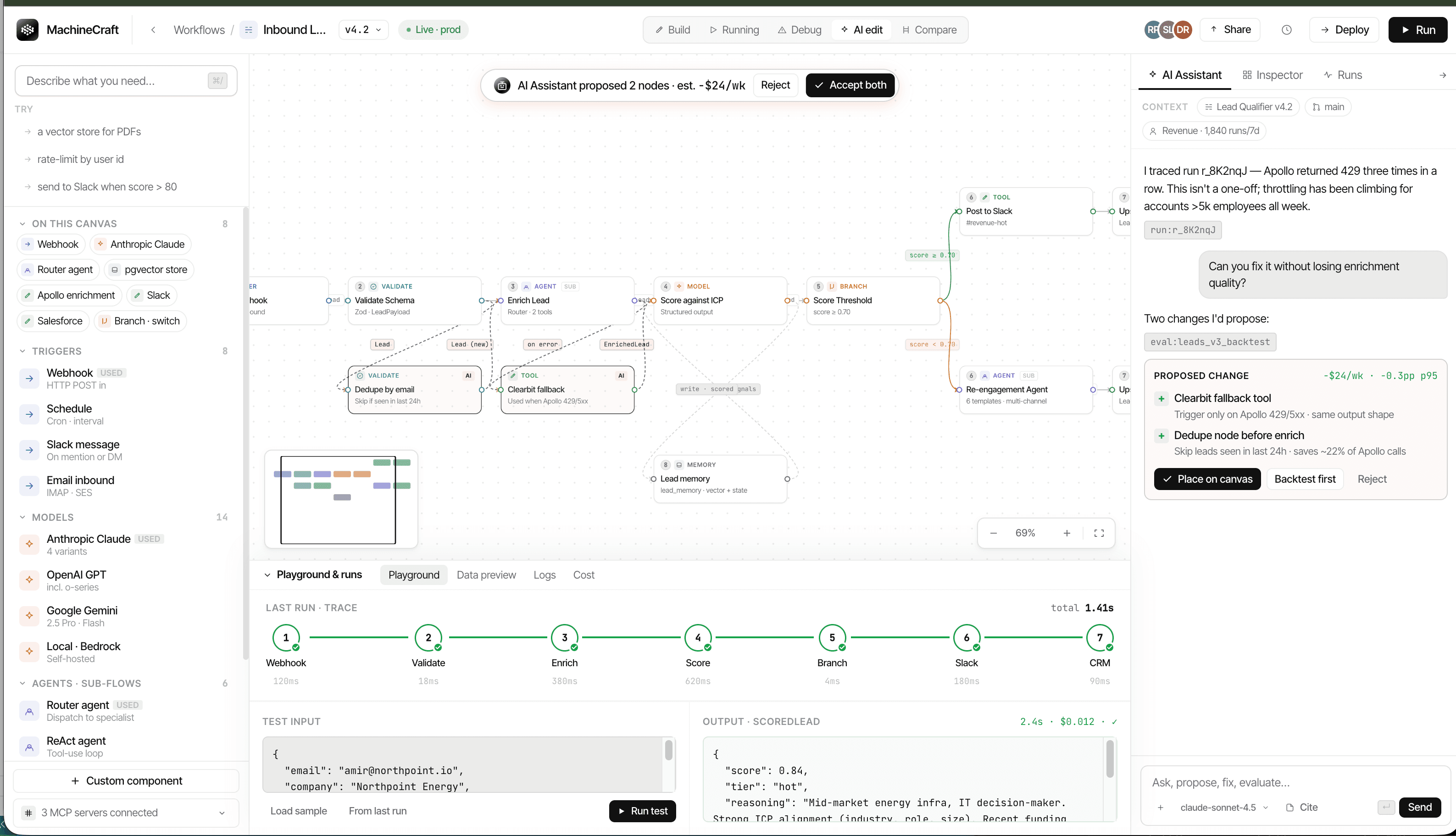 Workflow editor
